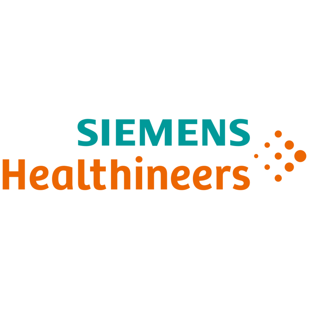 Siemens Healthineers logo.